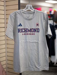 Adidas Amplifier Cotton Tee with Richmond Lacrosse in Grey