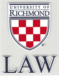 University of Richmond Shield Law Outside Decal