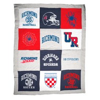 Richmond Spiders Varsi-Tee Throw Blanket