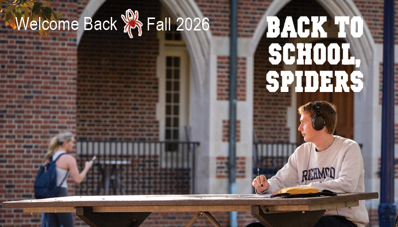 Picture of student sitting at a bench.