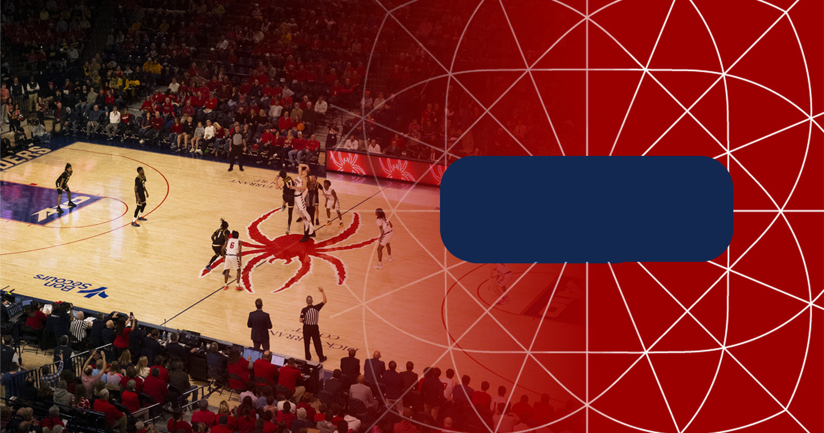 Image of a men's baskteball game between University of Richmond and VCU