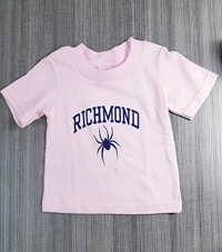 TRT Infant Classic Tee with Richmond Mascot in Pink