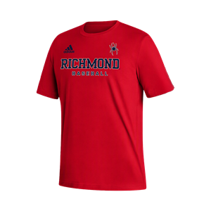 Adidas Baseball Sport Tee -  red