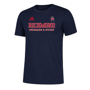 Adidas Sport Tee Swimming & Diving in Navy -  navy