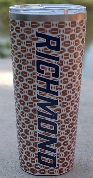 Corkcicle Tumbler Richmond with All Over Footballs