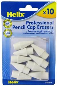 Helix Pencil Cap Erasers