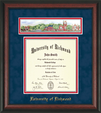 For Law Rosewood 3D Collage Diploma Frame