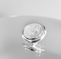 Blazer Buttons Seal Sterling Silver