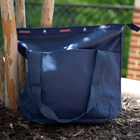 Tote Navy Bag with Richmond Mascot Ribbon