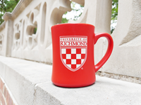 Shield Matte Mug in Red