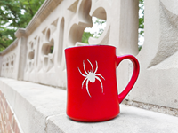 R F S J Red Matte Mug with Mascot