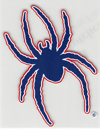 Mascot 4 1/2 Inch Outside Decals with Navy, Red, & White