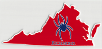 Virginia State with Mascot Outside Decal