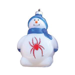 R F S J Snowman Ornament with Mascot on Belly