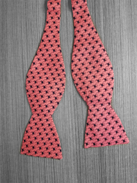 Vineyard Vines Raspberry and Navy Bowtie