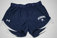 Under Armour Ladies Loose Shorts with Richmond Mascot in Navy
