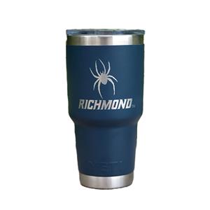 Yeti 30 oz Rambler with Mascot Richmond in Navy - main view