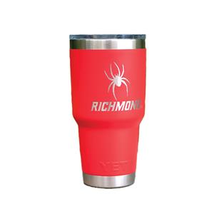 Yeti 30 oz Rambler with Mascot Richmond in Red - main view