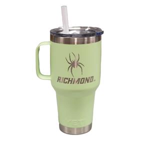Yeti 35 oz Tumbler with Mascot Richmond in Key Lime - main view