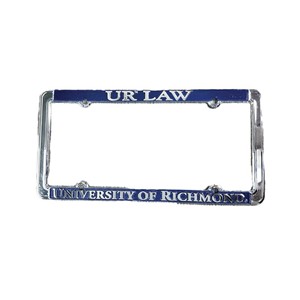 Chrome UR Law License Plate Frame - main view