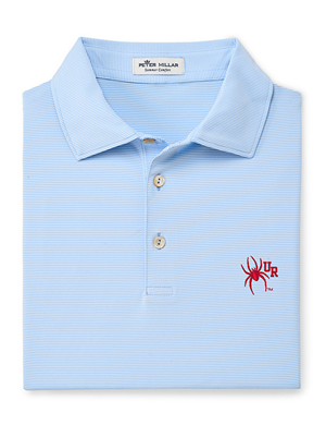 Peter Millar Stiped Polo -  bluewhite