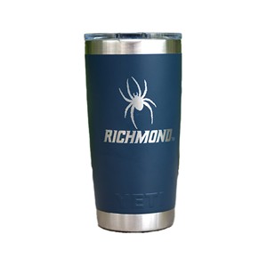 Yeti 20 oz Tumbler with Mascot Richmond in Navy - main view