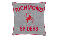 Spirit Products Pillow with Richmond Mascot Spiders 14x14