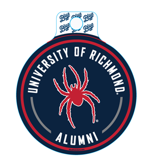 Blue 84 University of Richmond Mascot Alumni Sticker - main view
