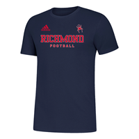 Adidas Sport Tee Football in Navy