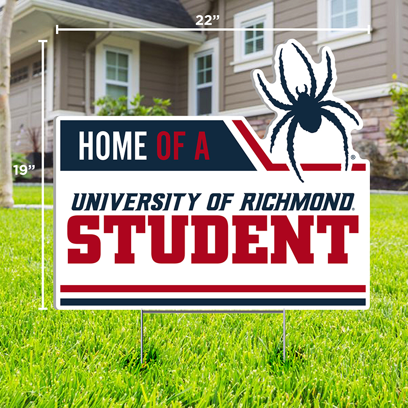 Lawn Sign Home Of A Mascot Uofr Student (SKU 114078501175)