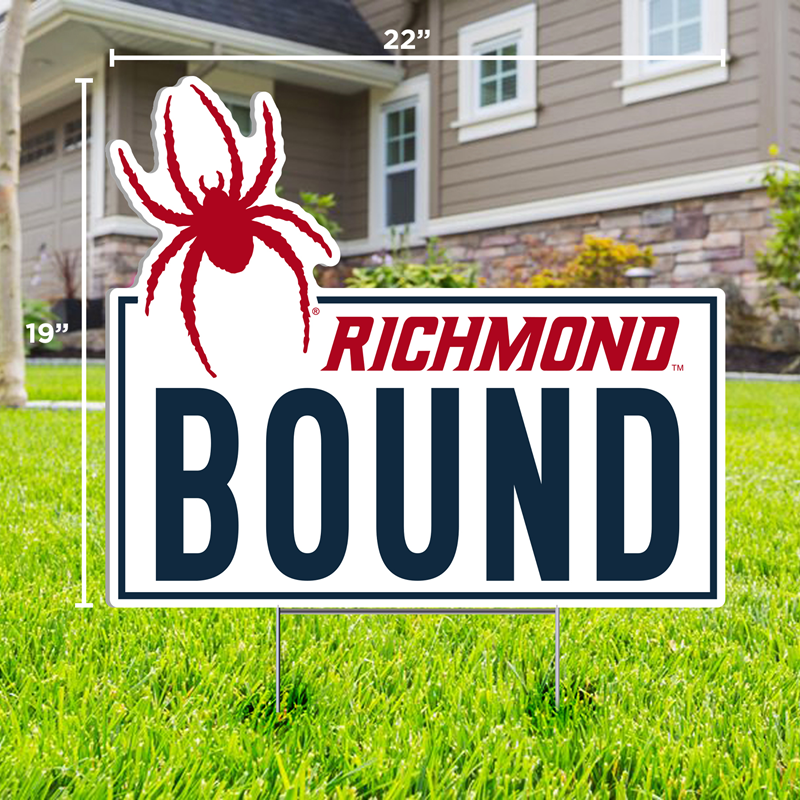 Lawn Sign Mascot Richmond Bound