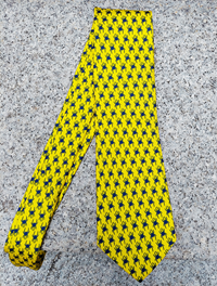 Rivetz of Boston Yellow Tie with Mascots