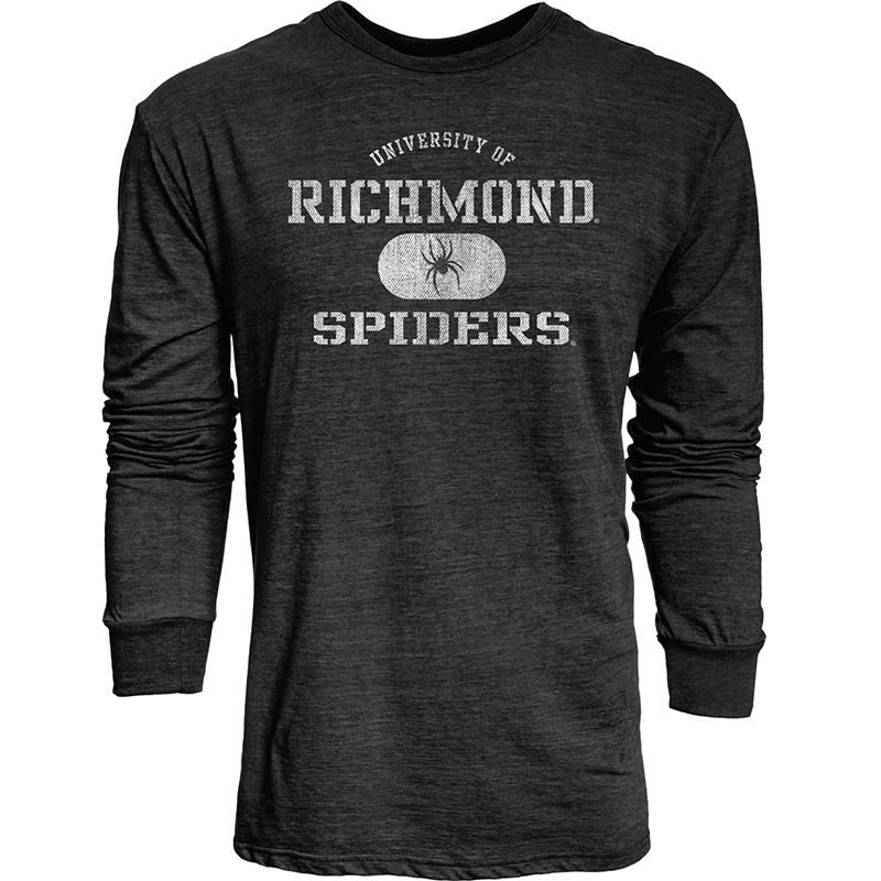Blue 84 Long Sleeve Tee with University of Richmond Mascot Spiders