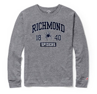 League Long Sleeve Tee with Richmond 18 Mascot 40 Spiders