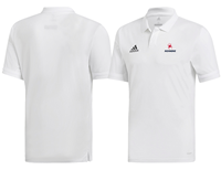 Adidas Polo with Mascot Richmond White