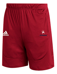 Adidas Sideline Knit Shorts with Mascot Richmond in Red