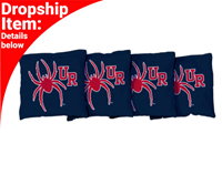 Cornhole Bags with Mascot UR Navy