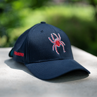 Zephyr Stretch Cap with Red Mascot