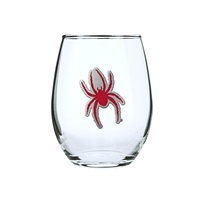Jardine Wine Glass with Mascot Emblem