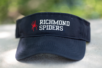 Legacy Visor with Mascot Richmond Spiders in Navy