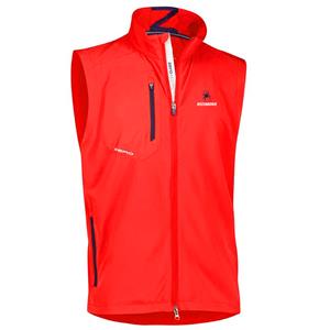 Zero Restriction Vest with Embroidered Mascot Richmond in Red