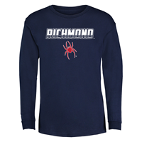 MV Sport Long Sleeve Tee with Richmond Mascot in Navy