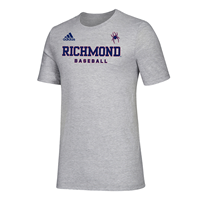 Adidas Amplifier Cotton Tee with Richmond Baseball in Grey