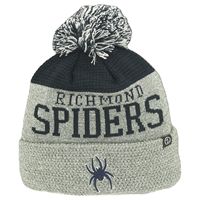 Image of Zephyr Fishnet Cuff Beanie with Richmond Spiders in Grey and Navy