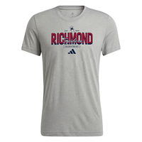 Adidas Soft Tee with Est Mascot 1840 Richmond Spiders in Grey