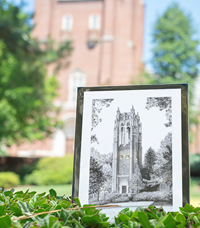 Artist Michael Martin Boatwright Memorial Library 5x7 Print