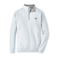 Peter Millar 1/4 Zip with Mascot UR in Grey