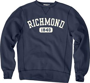 Blue 84 Sanded Fleece Crew Richmond 1840