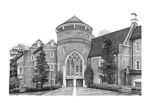 Artist Michael Martin Robins School of Business 8x10 Print