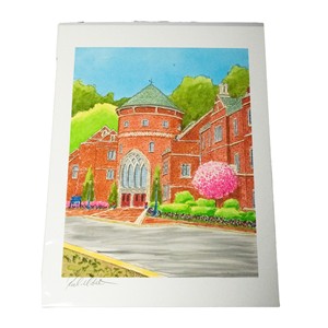 Rich Mitchell Robins School of Business Water Color Painting - main view